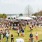 A park near our apartments for rent in North Charleston, SC, featuring an outdoor fair with tents and tables.