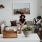 a woman sitting on a couch